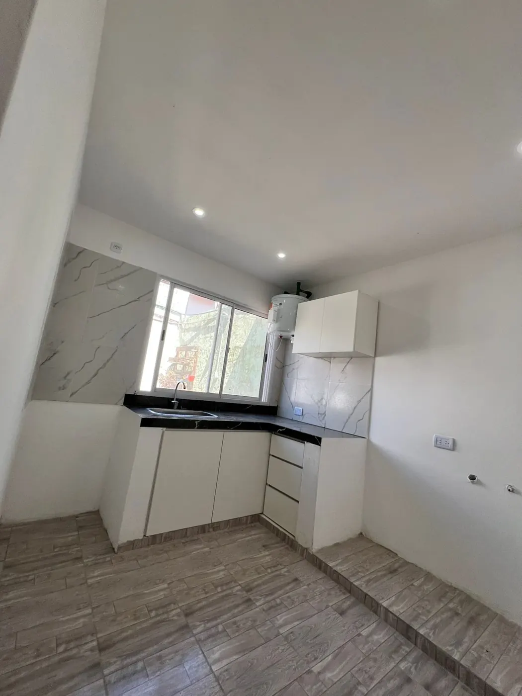 Cocina terminada en vivienda